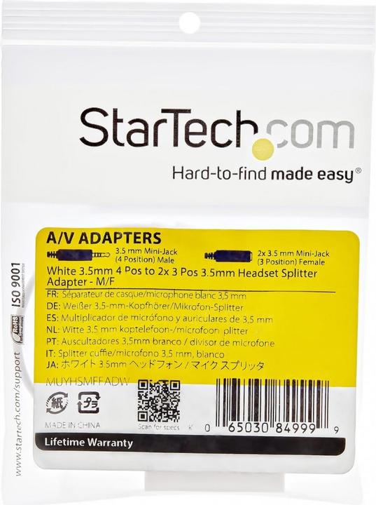 Produktbild StarTech 3.5mm zu (Splitter)