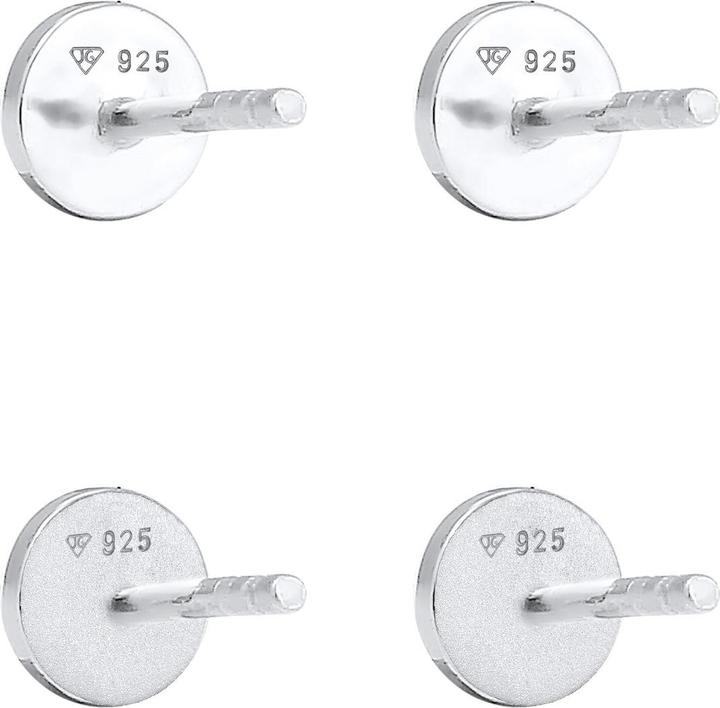 Produktbild Elli Basic Ohrstecker, Geo, Kreis, Organic (925er Sterling Silber)