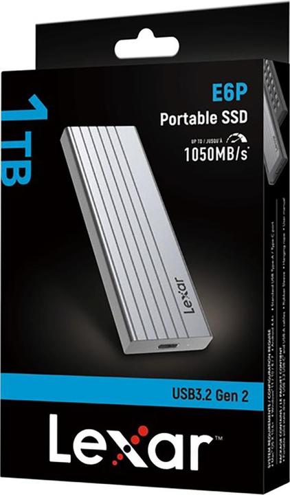 Produktbild Lexar SSD Portable USB-C E6p 1to (1 TB)