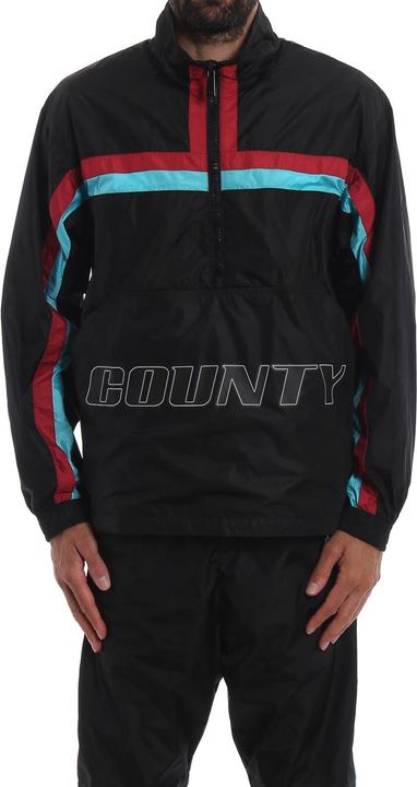 Actual product image Marcelo Burlon Logo Windbreaker Jacket (L)