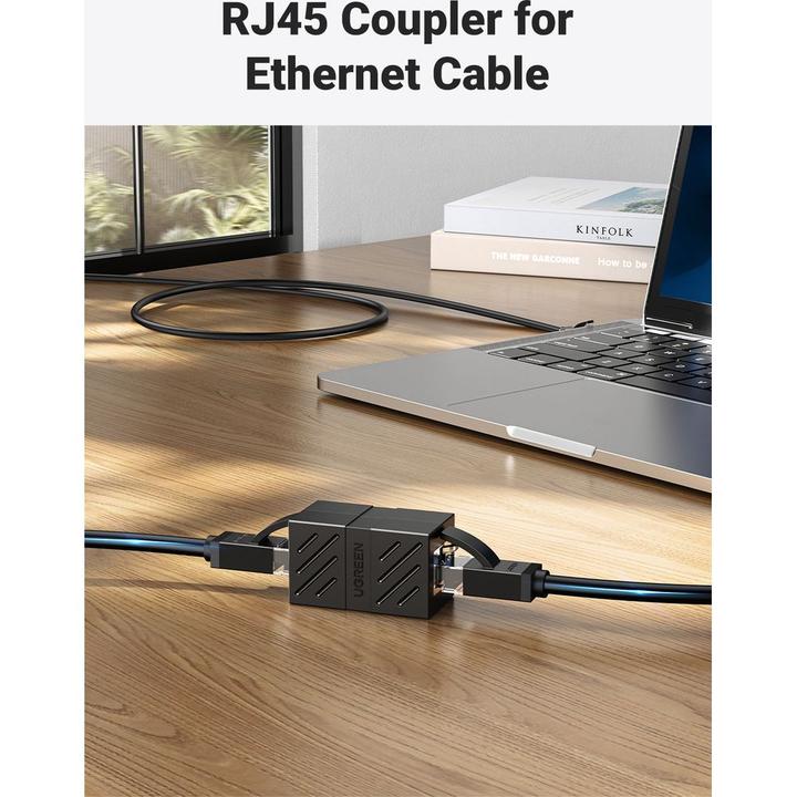 Actual product image Ugreen Ethernet Coupler RJ45 CAT6 10 Gbit/s (Network coupling)