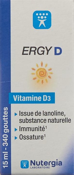 Actual product image Nutergia Ergy D liq (1 Piece, Droplet, 49 g)