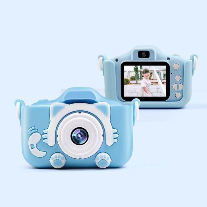 Produktbild OEM Consumer electronics Digital camera for kids cat shape 40Mpx X5S blue