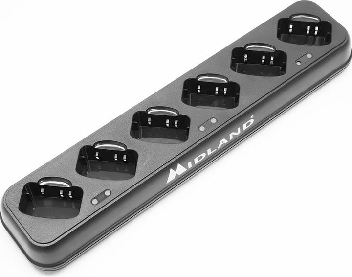 Actual product image Midland Panel charger 6-fold stand charger for Business Radio BR02 / BR02 Pro C1295