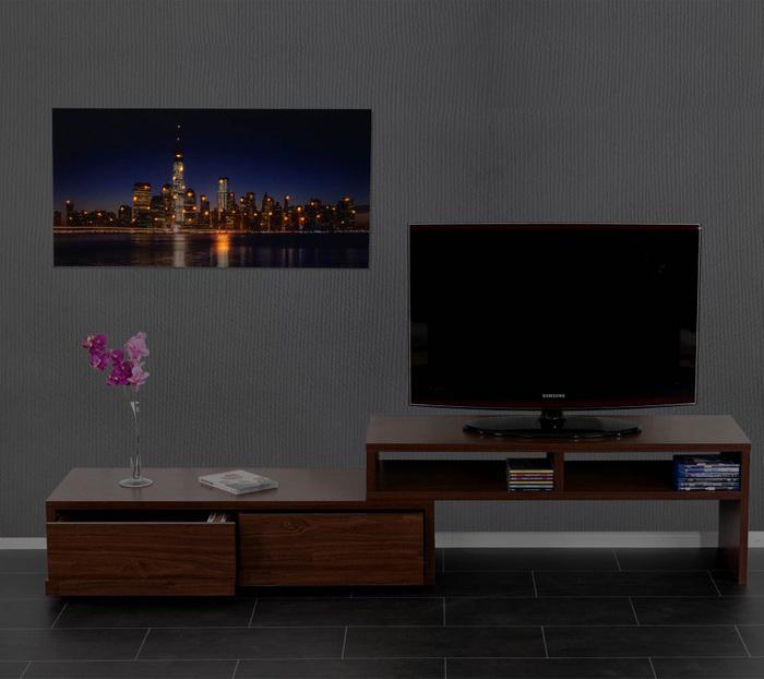 Produktbild Swisshandel24 LED-Bild, Leinwandbild Leuchtbild Wandbild, Timer - 100x50cm One World Trade Center - 61300 (50 x 100 cm)