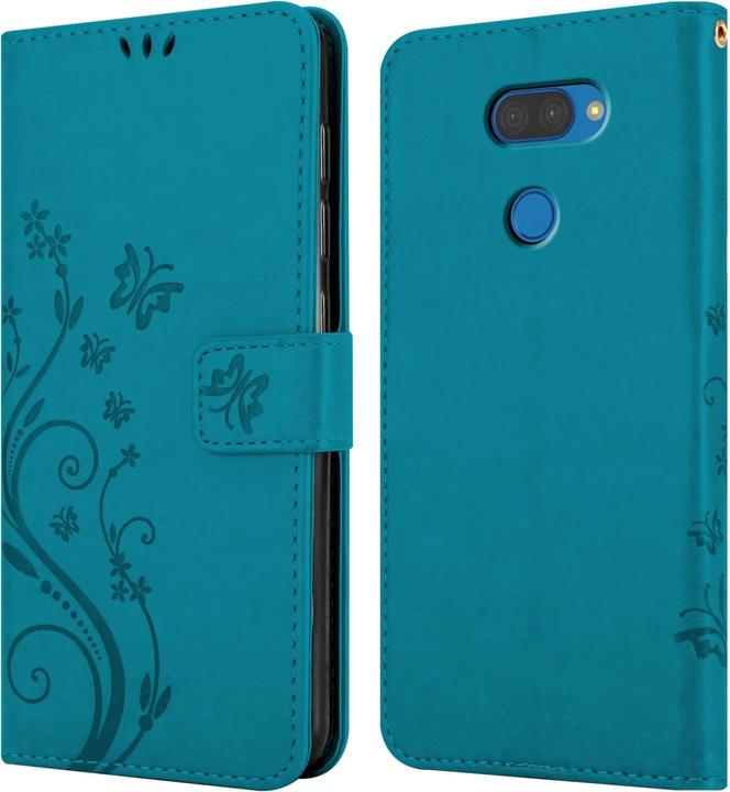 Produktbild Cadorabo Hülle für LG K40S mit Blumen Muster (Xiaomi Redmi K40s, LG K40s)