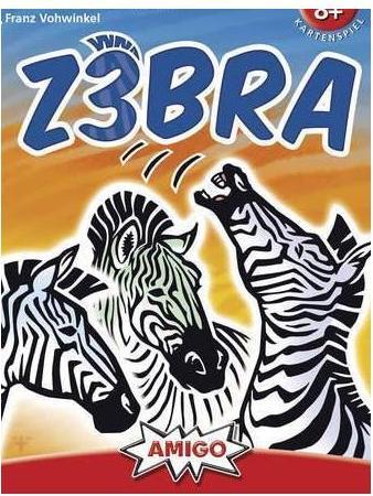 Actual product image Amigo Card game Z3BRA from 8 years (German)