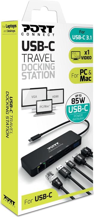 Produktbild Port Designs Office & Travel (USB-C, 5 Ports)