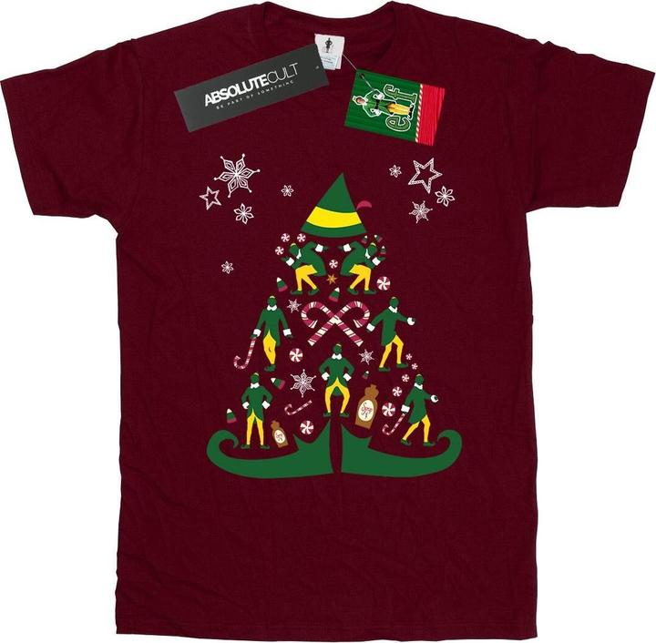 Immagine prodotto Elf Christmas Tree Maglietta Ampia Donna (XXL)