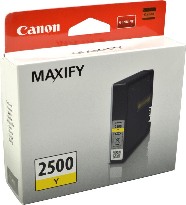 Actual product image Canon Pgi-2500y (Y)