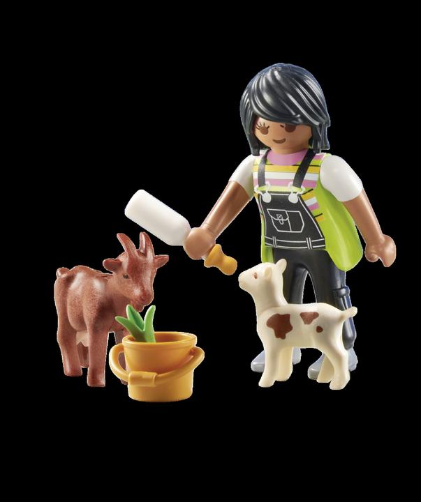 Image du produit Playmobil 71759 Femme avec chèvres (71759, Playmobil Special Plus)