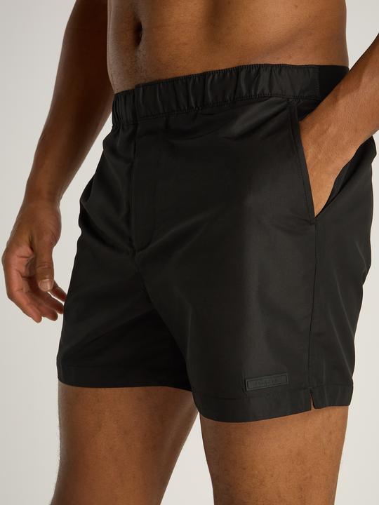 Actual product image Calvin Klein Medium Double Waistband Heren Zwembroek - Zwart - Maat L (L)