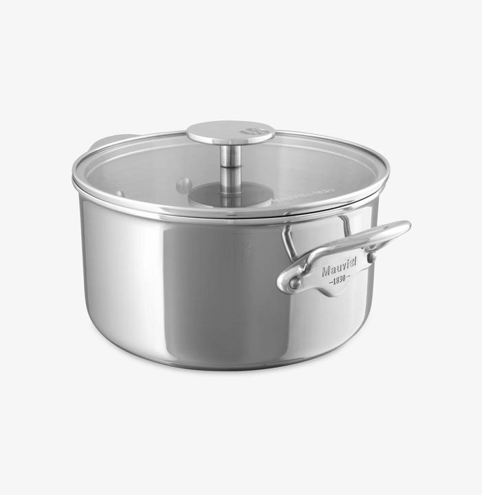 Immagine prodotto Mauviel Casseruola alta M'COOK color argento (24 cm, Pentola)