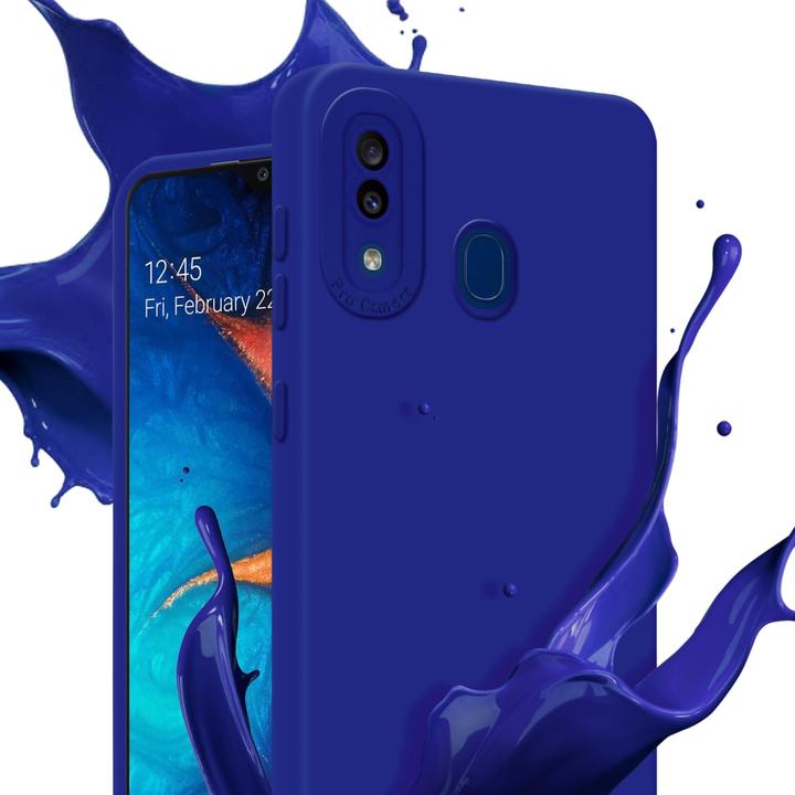 Actual product image Cadorabo Case for Samsung Galaxy A20 / A30 / M10s in TPU Fluid LM162 Style (Samsung Galaxy A20, Samsung Galaxy M10s, TCL A30)