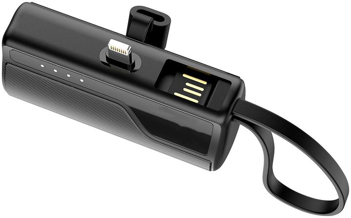 Actual product image Revolt Mini power bank for iPhone and iPad, 8 PIN plug, 4,500 mAh, 10 Watt (4500 mAh, 10 W)