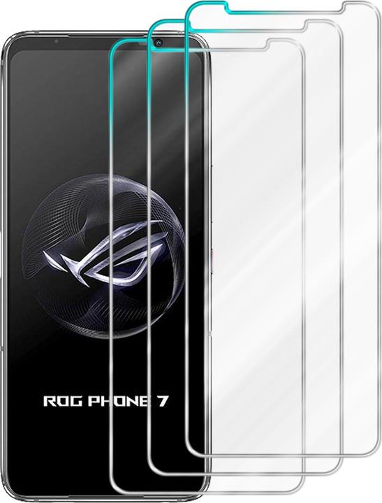 Produktbild Cadorabo Display Schutzglas Folie für Asus ROG Phone 7 / 7 3er Pack (3 Stück, Asus ROG Phone 7)