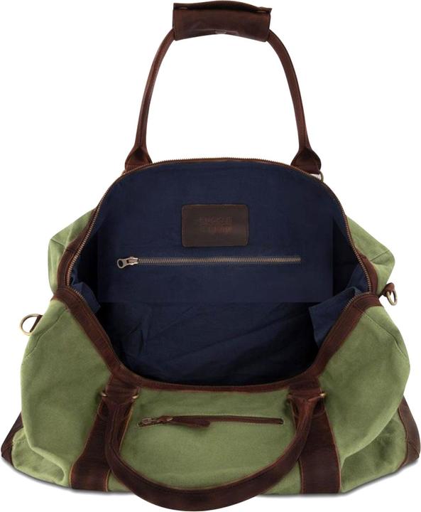 Actual product image Buckle & Seam Weekender Willow Canvas Green/Blue (37 l)