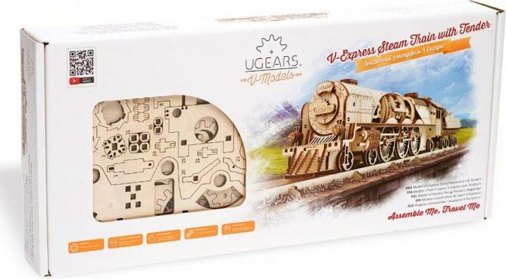 Immagine prodotto Ugears Locomotiva V-Express con carro