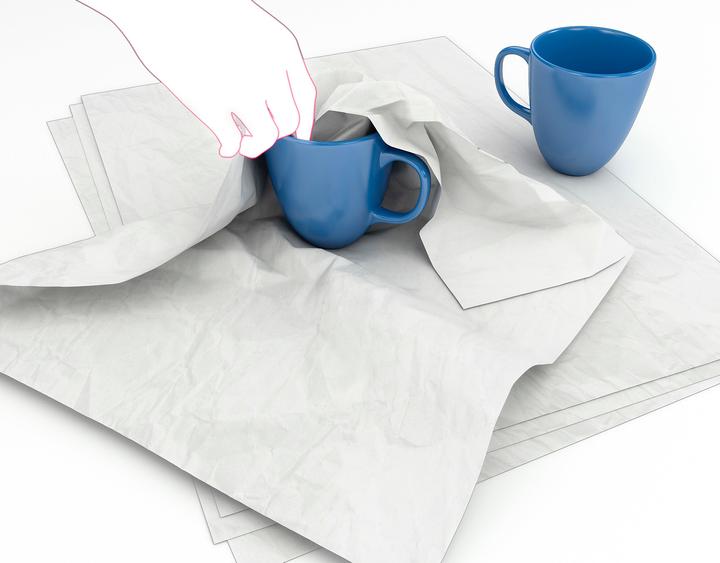 Actual product image Neutral Tissue paper (250 Piece)
