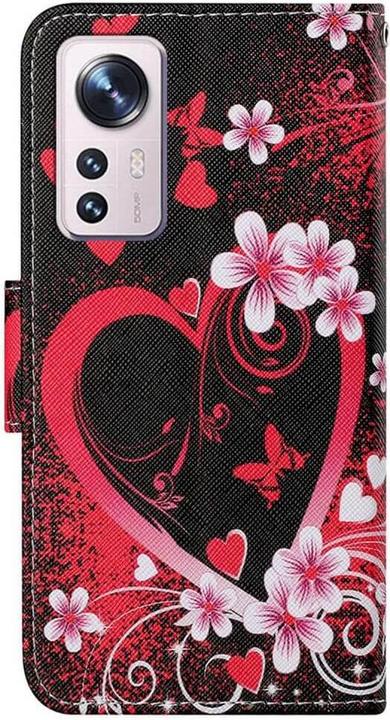 Produktbild Cover-Discount Xiaomi 12 Lite- Leder Hülle Herzen (Xiaomi 12 Lite)