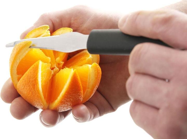 Image du produit Hendi Couteau à citron en acier inoxydable avec manche en PP (6.50 cm)