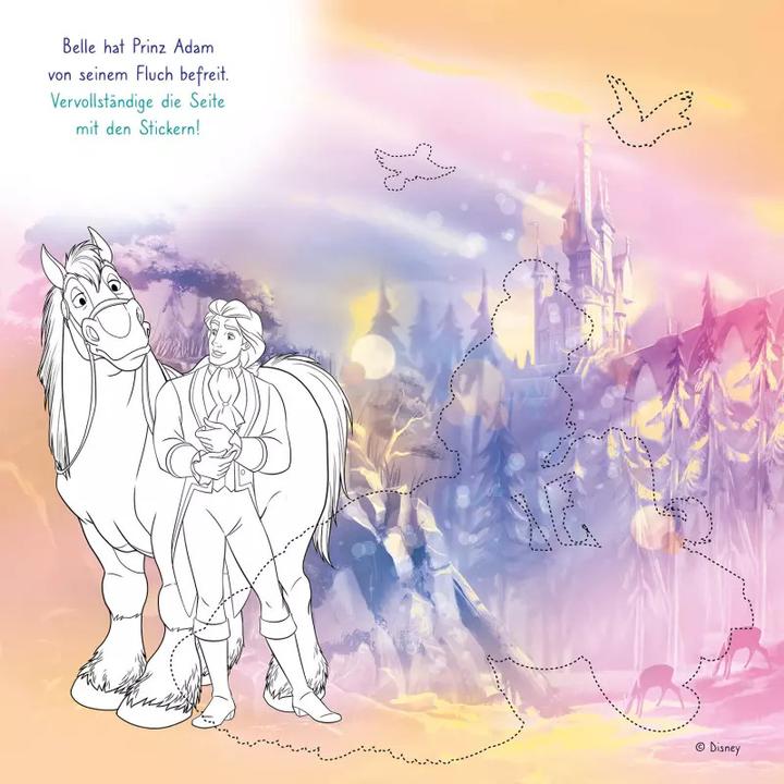 Produktbild Panini Disney Prinzessin Meine liebsten Sticker zum Ausmalen