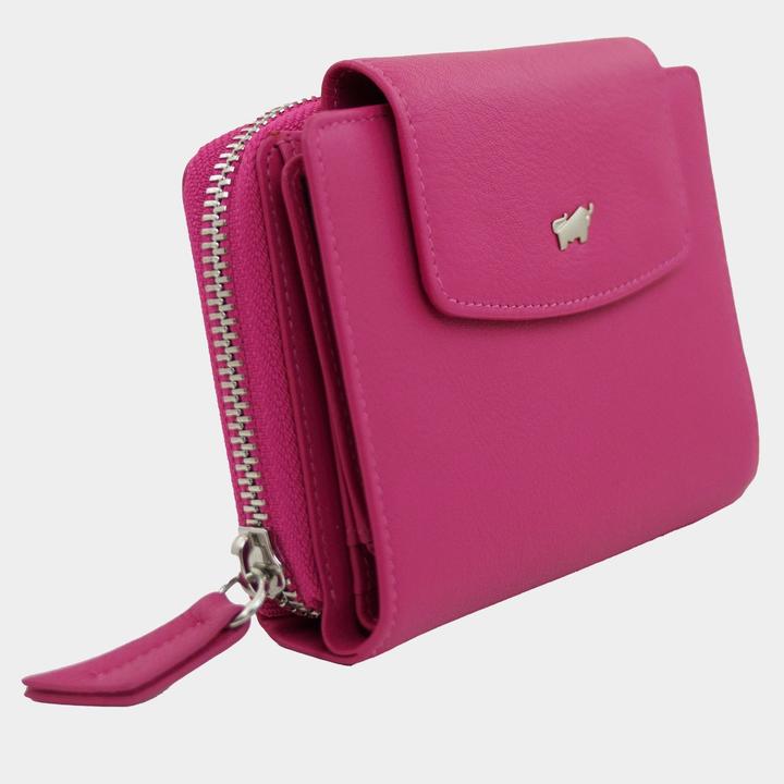 Actual product image Braun Büffel Joy wallet RFID protection leather 12 cm