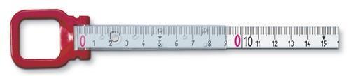 Actual product image BMI Frame tape measure ERGOLINE length 30 m tape width 13 mm A mm/cm EG II aluminium white Steel tape (mm)