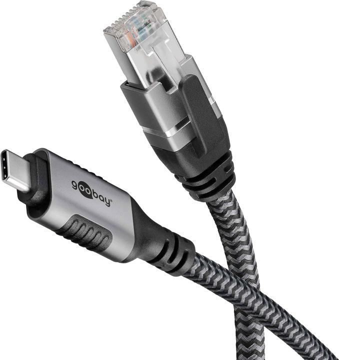 Goobay Ethernet-Kabel USB-C auf RJ45 (USB 3.1, RJ45 (1x))