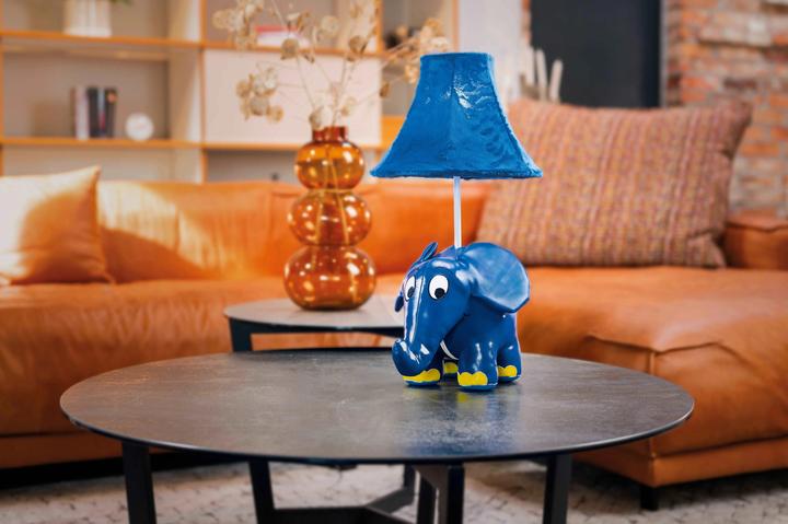 Produktbild Happy Lamps Elefant von der Sendung mit der Maus, LED Tischleuchte, handgefertigt (450 lm)