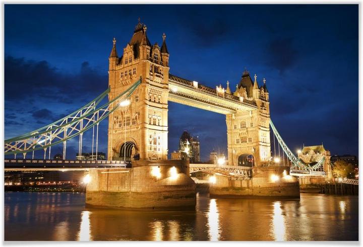 Actual product image Trenddeko Tower Bridge in London (120 x 80 cm)
