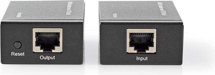 Produktbild Nedis HDMI T Extender Über CAT6 up to 60.0 m 1080p 1.65 Gbps Metall Anthrazit (1 m, HDMI)