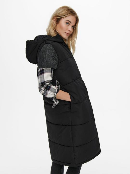 Actual product image Only Quilted long vest (M)