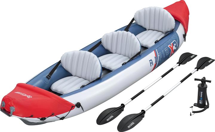 Image du produit Bestway Hydro Force Kit kayak gonflable 3 person nes Rapid X3 3,81 m (3 pers.)