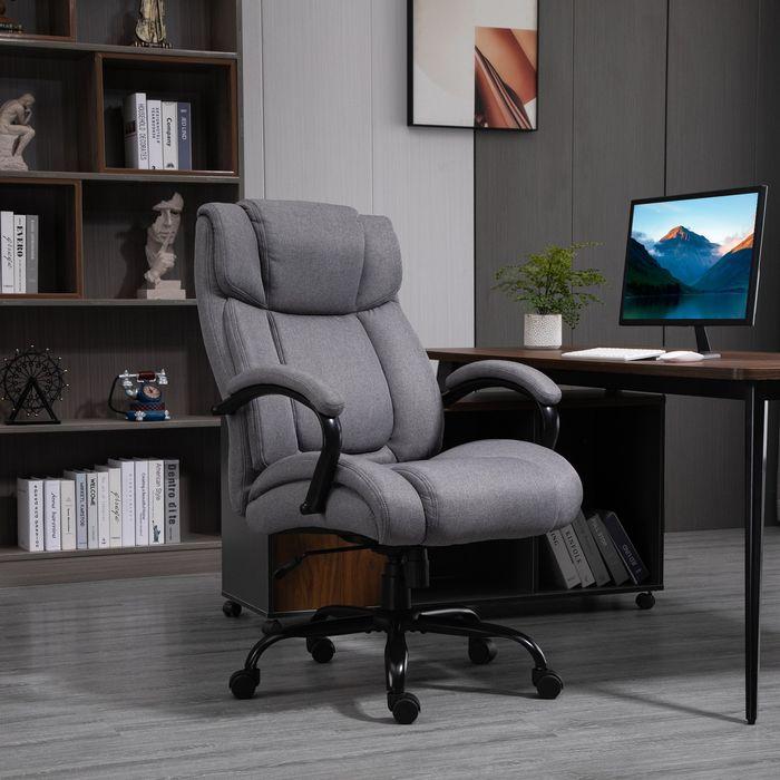 Immagine prodotto Swisshandel24 Sedia da ufficio Sedia da gioco Funzione dondolo con imbottitura spessa ed ergonomica Portata 220 kg