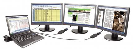 Produktbild Lenovo USB 3.0 zu (DVI, VGA, 8 cm)