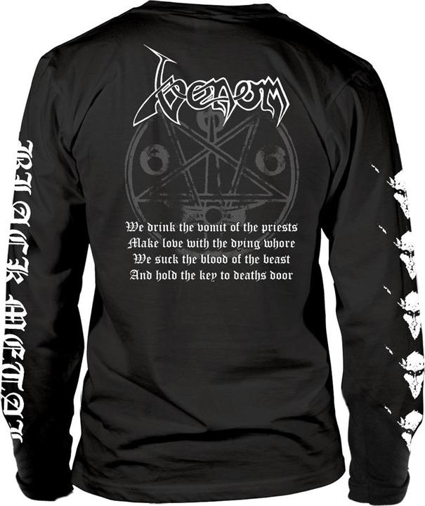Venom Black Metal White Print (Longsleeve)