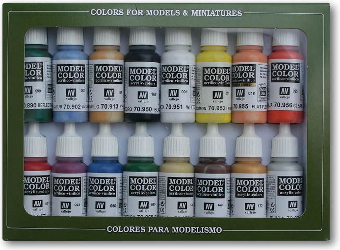 Actual product image Vallejo Color set 16x17ml
