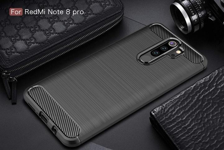 Immagine prodotto Screenguard Xiaomi Redmi Note 8 Pro Cover Carbon Brushed Soft TPU (Xiaomi Redmi Note 8 Pro)