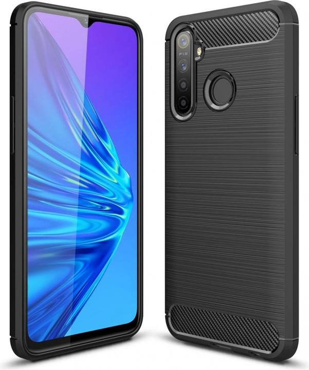 Produktbild Screenguard Realme 5 Hülle Carbon Brushed Soft TPU (Realme 5)