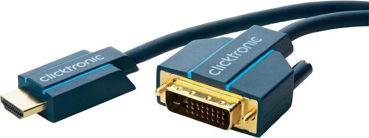 Produktbild clicktronic HDMI (Typ A) — DVI (3 m, DVI, HDMI)
