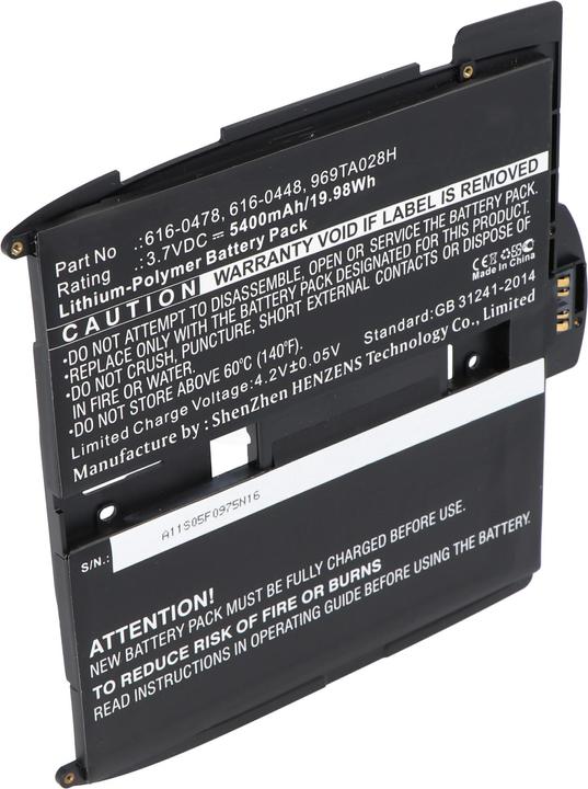 Actual product image XCell Battery suitable for Apple iPad A1315 Battery, 616-0478 Battery, 969TA028H, 616-0448 iPad A1337