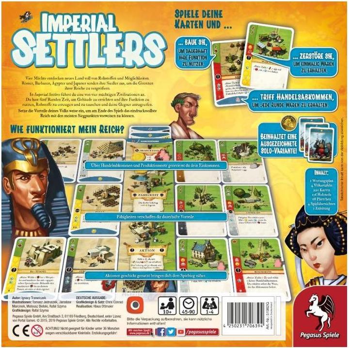 Actual product image Pegasus imperial settlers (German)