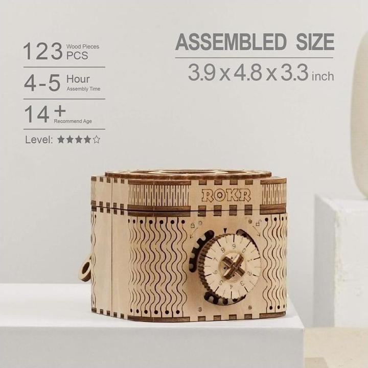 Actual product image Robotime Treasure Chest