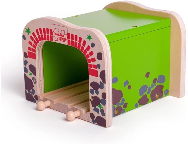 Bigjigs Wooden Rail Double Track Tunnel