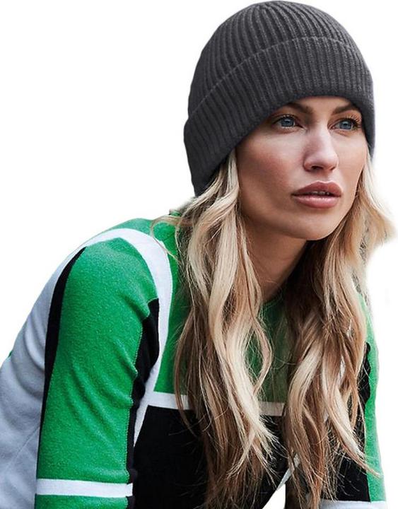 Actual product image Beechfield Engineer knit rib beanie (One size)