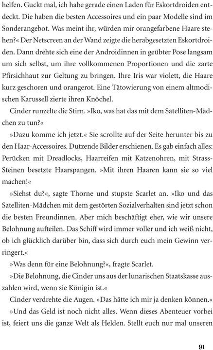 Actual product image The Luna Chronicles 3: Like stars so golden (Marissa Meyer, German)