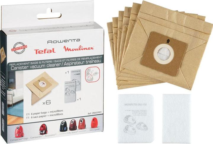 Produktbild Rowenta Beutel & Filter ZR0039 (6 x)