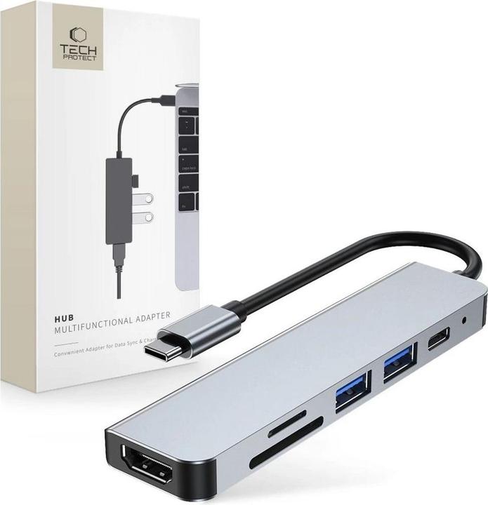 Tech-Protect V4 (USB-C, 6 Porti)