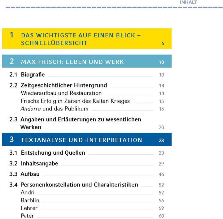 Nährwerte und Zutaten Andorra von Max Frisch - Textanalyse und Interpretation (Deutsch, Max Frisch, Bernd Matzkowski, 2024)